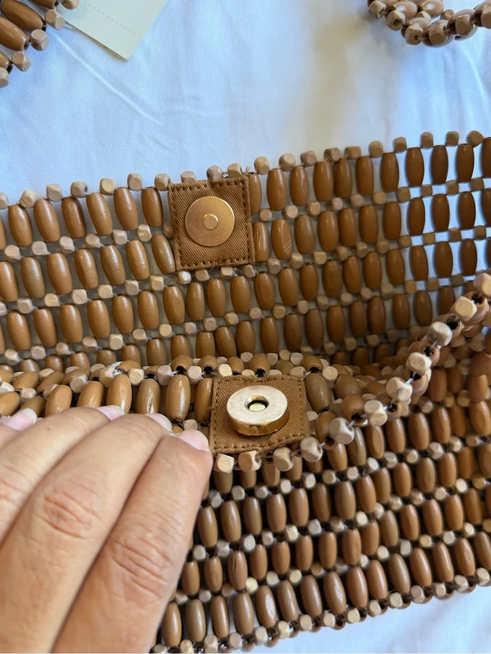 a new day Tan Beaded Shoulder Bag - Picture 6 of 8